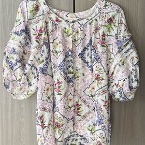 Jane & Delancey Floral Patterned Women's Top